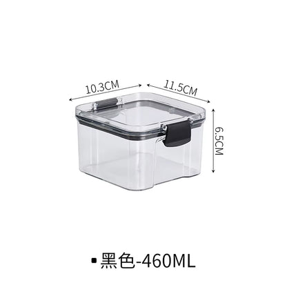 F5 Kitchen Refrigerator Storage Jar Box Mechanical Keyboard Switch Storage Box Plastic Sealed Jar Snack Tea Storage Jar Gadgets